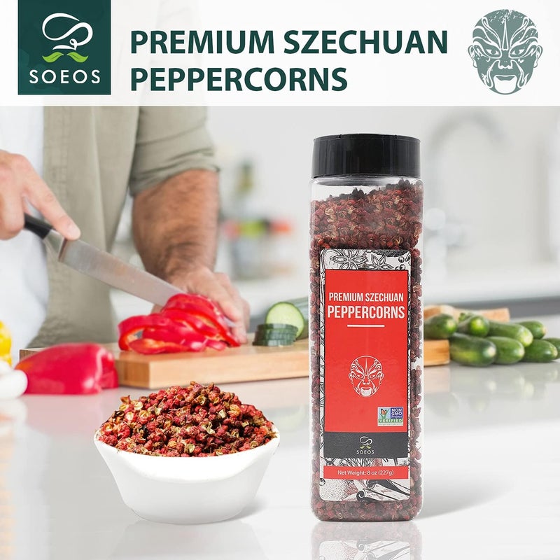Soeos Premium Sichuan Peppercorns - 8oz - Image 3